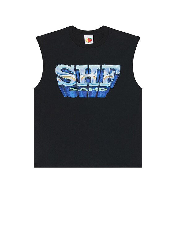 Sky High Farm Workwear Sand Sleeveless T Shirt in Black | FWRD