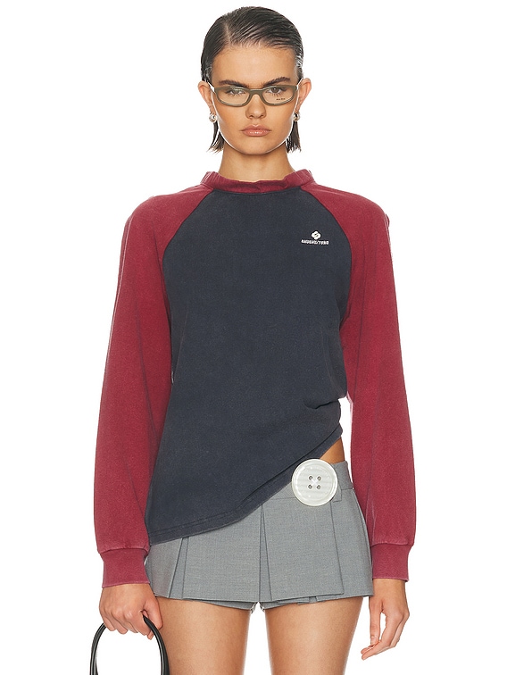 Shushu/Tong Crewneck Long-Sleeve Tee in Grey | FWRD