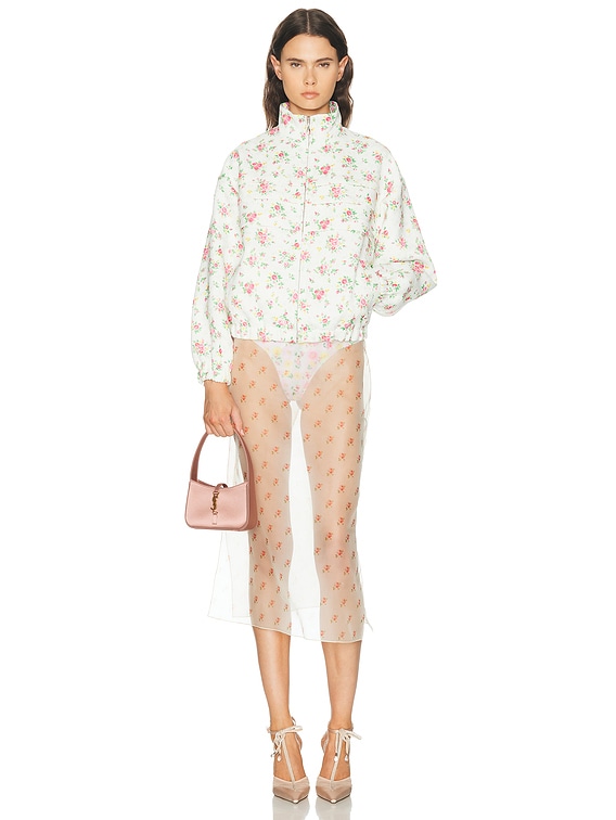 Shushu/Tong Tucked Seam Oversized Track Jacket in Printing | FWRD