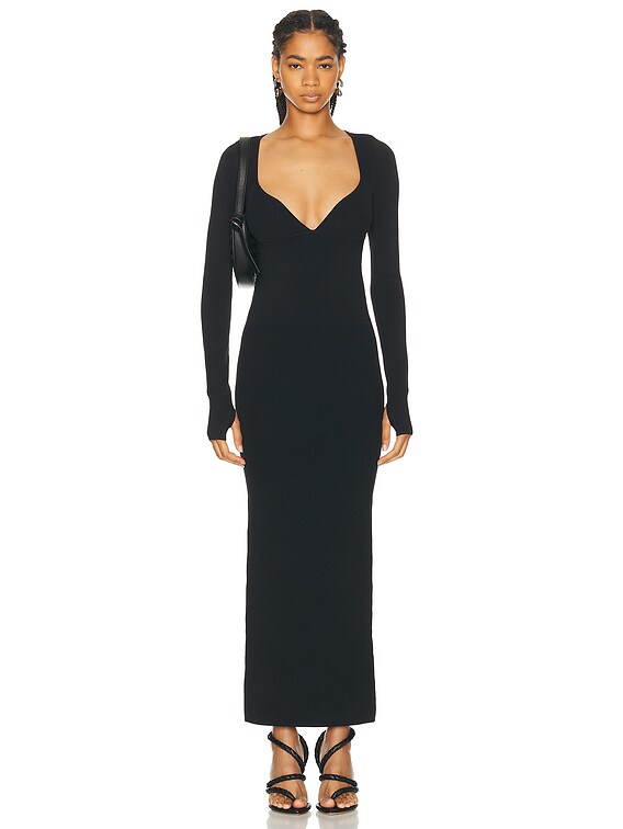 chinese dress ladies Ruched Bodycon Gown with Metal Hardware main image 1