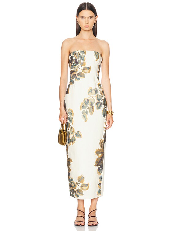 SIR. Evalita Column Dress in Pine Valley | FWRD
