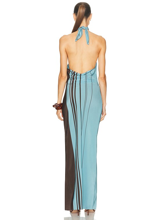 jersey long sleeve wrap dress ERDEM