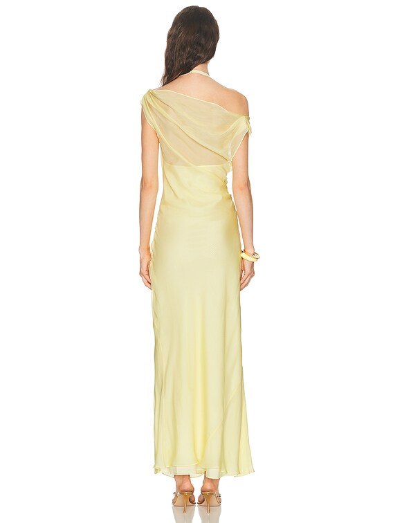 SIR. Strobe Gown in Butter