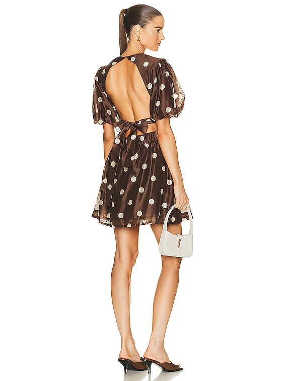 sir the label vivi asymmetrical cut out dress Asymmetrical Ruffle Gown Black / XS