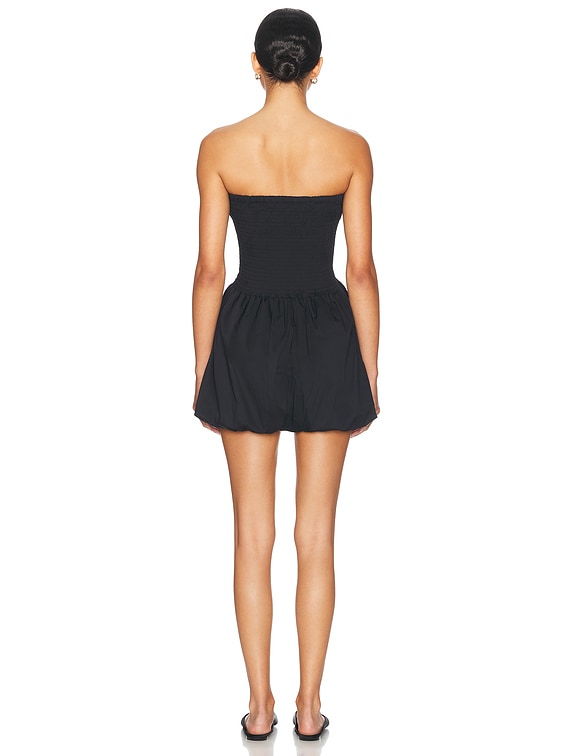 Via Smocked Strapless Mini Dress