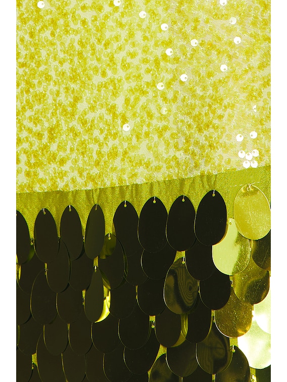SIMONMILLER Imogen Sequin Midi Dress in Peridot Combo | FWRD