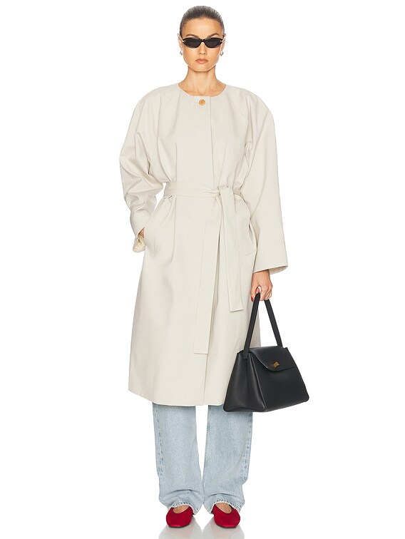 Skall Studio Bayville Coat in Misty Grey | FWRD