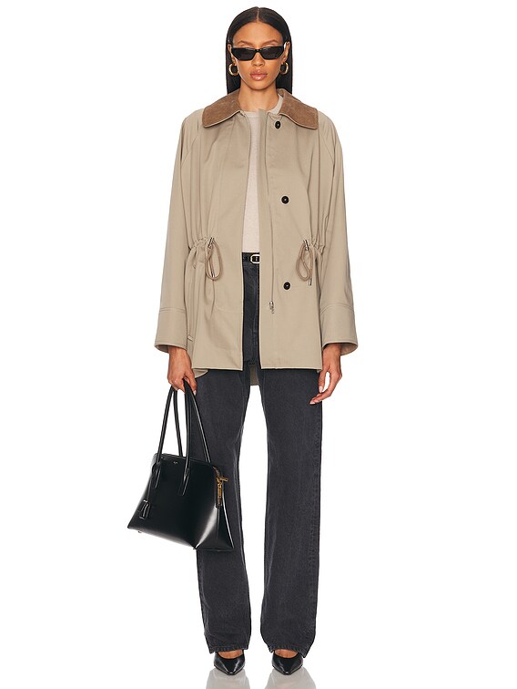 Skall Studio Gaby Parka Jacket in Stone Moss | FWRD