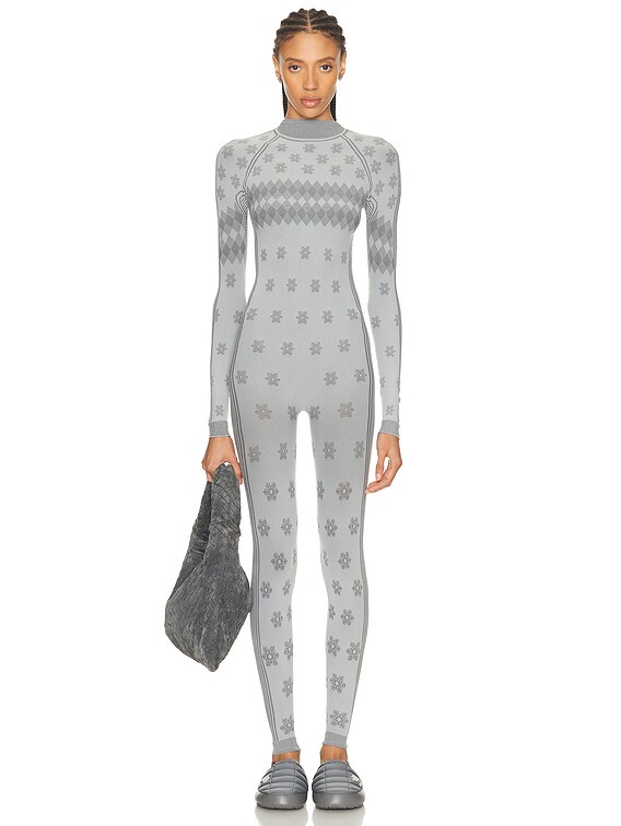 プリティスキン SKIMS FIRST LAYERS TURTLENECK CATSUIT | MIRROR WINTER FAIR ISLE