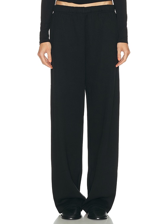 Cotton Fleece Classic Straight Leg Pant
