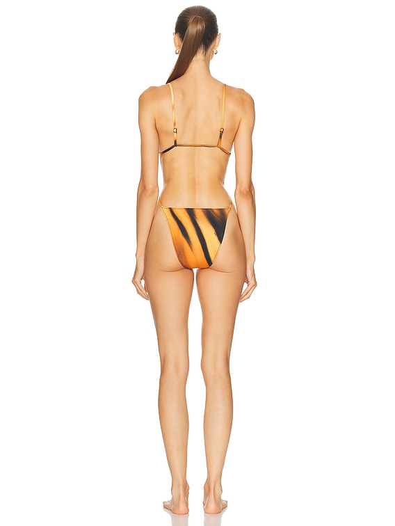 X Cavalli Tie Waist One Piece Swimsuit