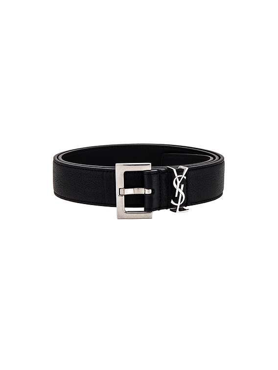 小物 SAINT LAURENT black belt Saint Laurent Belt in Black | FWRD