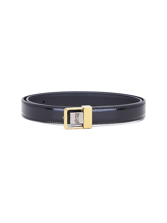 Saint Laurent Monogram YSL belt for Women - Black in UAE