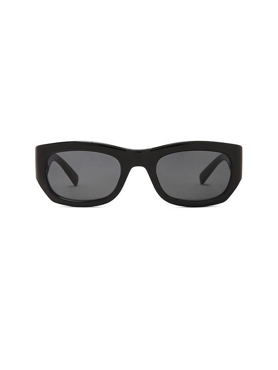 【関税込み】Saint Laurent ブラック SL 713 サングラス Saint Laurent SL 713 Sunglasses in Black & Black | FWRD