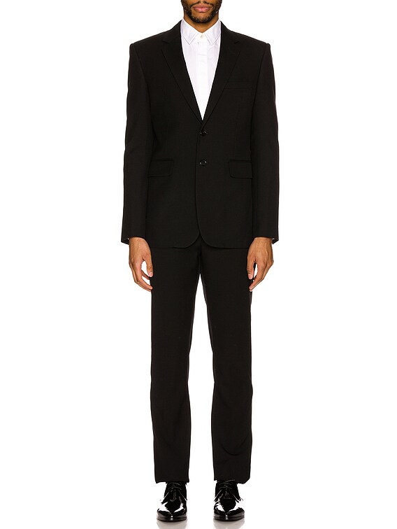 SAINT LAURENT ブラックブレザー Saint Laurent Blazer in Noir | FWRD