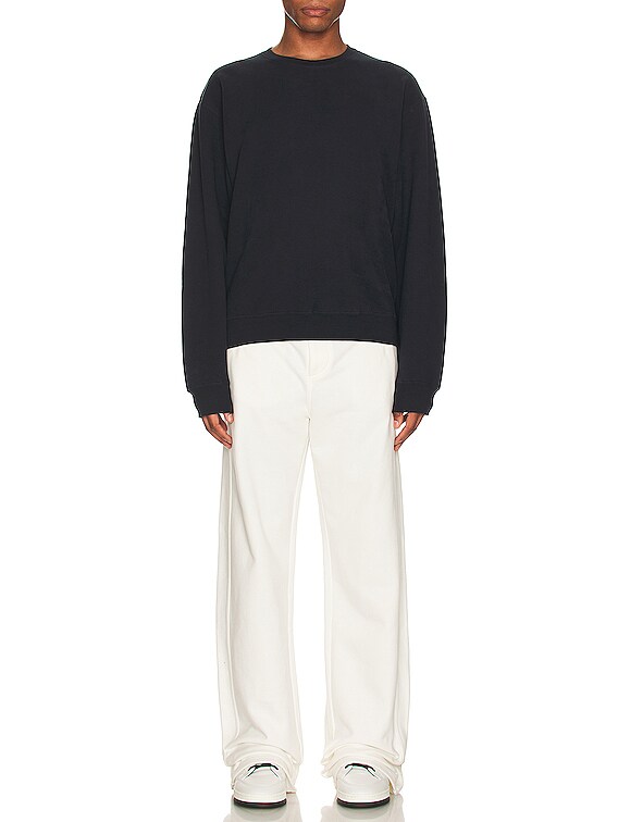 Saint Laurent Jambes Droit Pant in Biancospino | FWRD
