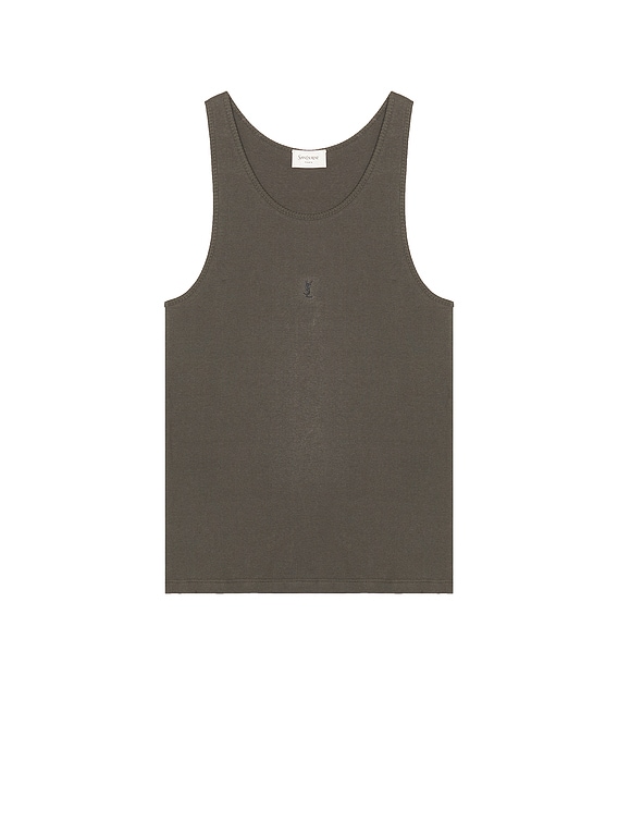 Saint Laurent Tank Top in Grey | FWRD