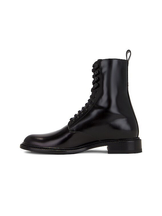 Saint laurent combat outlet boots womens