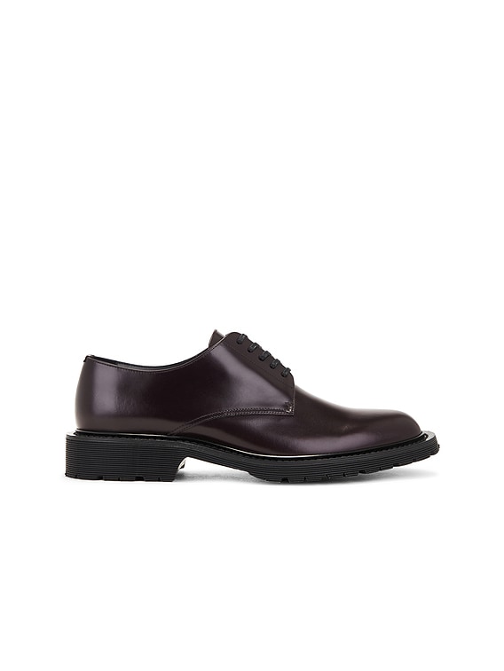 Saint Laurent Army 20 Derby in Dark Wine | FWRD