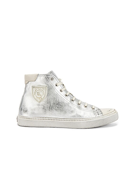 silver hi tops