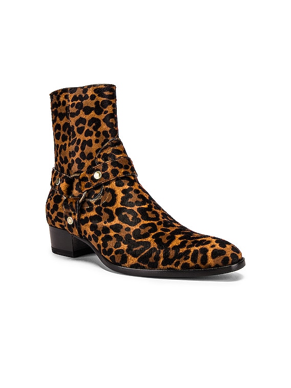 mens pony hair boots