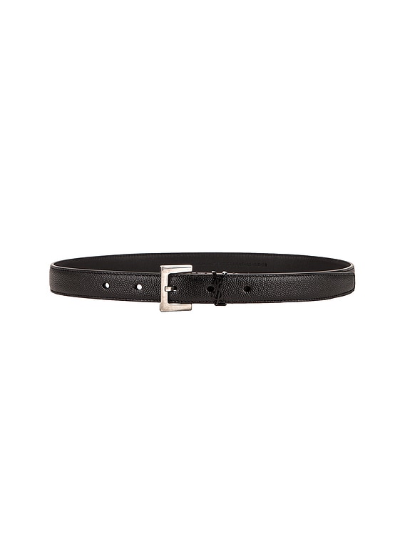 Saint Laurent YSL Belt in Nero