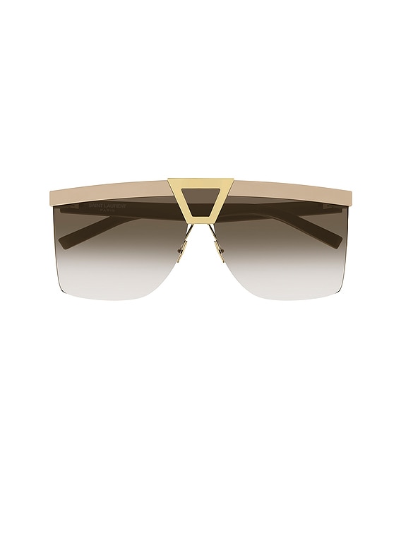 LOUIS VUITTON Golden Mask Sunglasses Unisex Eyewear
