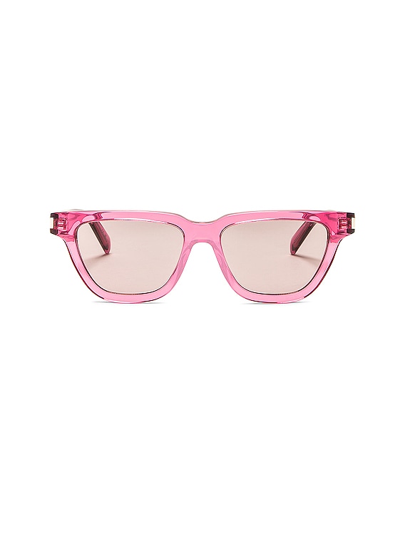 Saint Laurent Sulpice Sunglasses in Pink & Violet