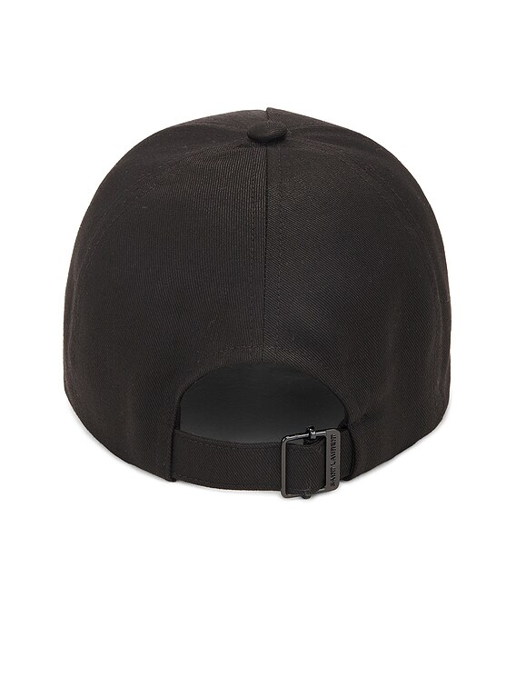 Saint Laurent Vintage Cap in Black | FWRD
