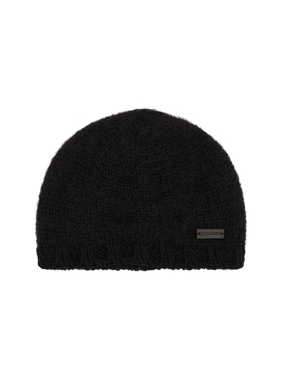 Saint Laurent Beanie in Black | FWRD