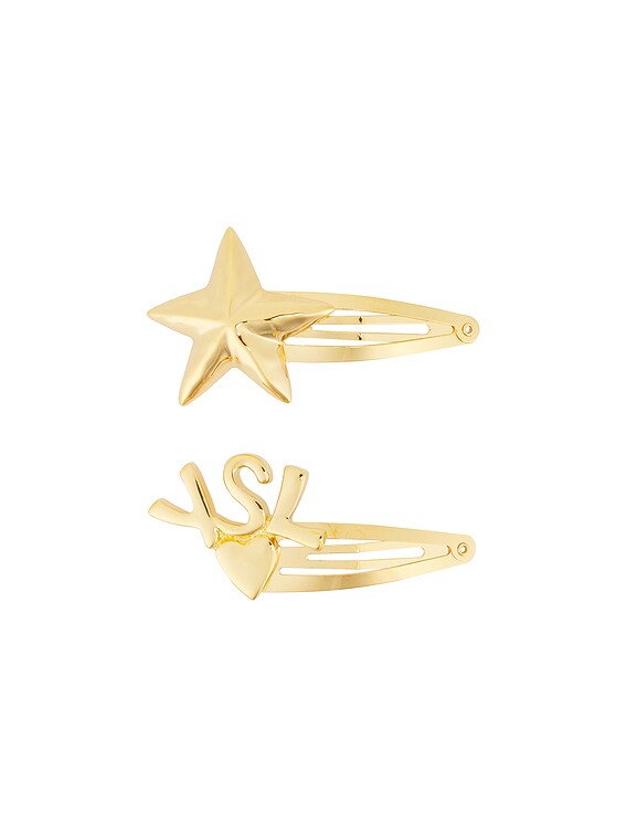 【Saint Laurent】レディース ヘアアクセ クリップ ゴールド 楽天市場】≪3％OFFクーポン×P3倍≫サンローラン SAINT LAURENT