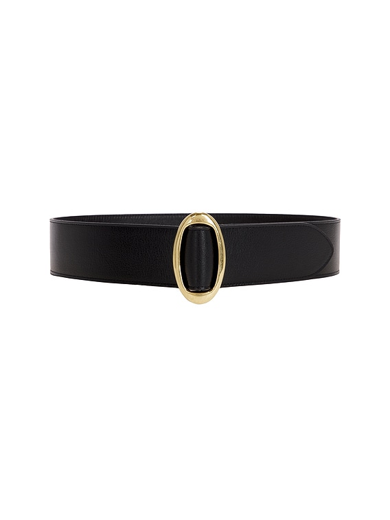 Saint Laurent Leather Belt in Nero | FWRD