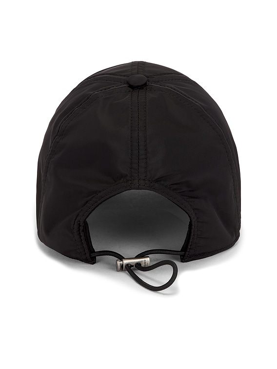 Saint Laurent Vintage Cap in Black & Black | FWRD