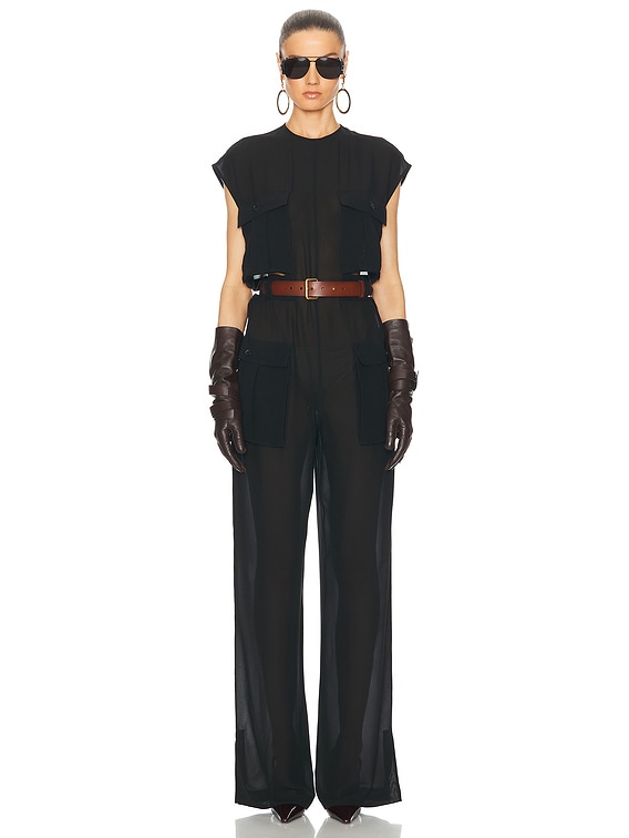 サンローラン ジャンプスーツ Saint Laurent（サンローラン）ウィメンズ ジャンプスーツ