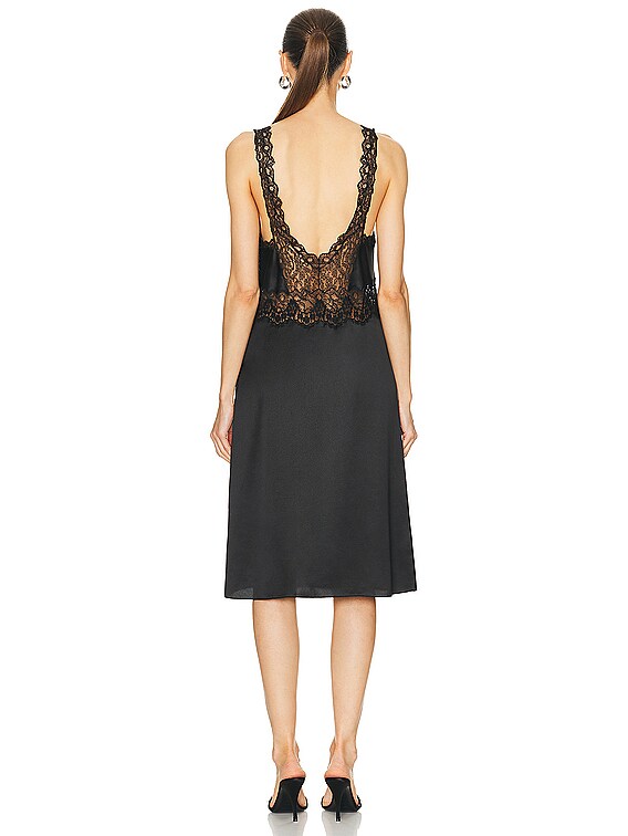 chinese dress ladies Noir Élan Lace Midi Dress – Nimee Studio main image 1