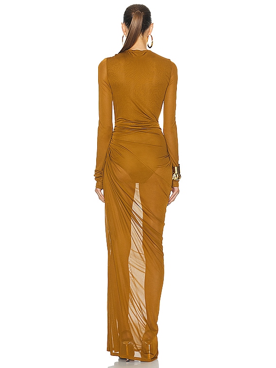 【関税&送料込】Saint Laurent Long Dress In Shiny Jersey Saint Laurent Long Dress In Shiny Jersey – LOZURI®