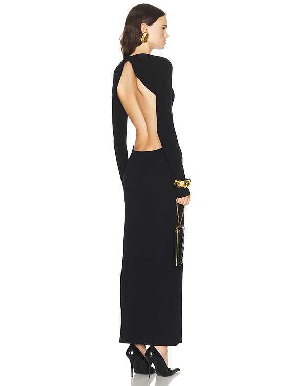 long sleeve low back black dress game day black + red sequin t-shirt dress – basil boutique main image 0