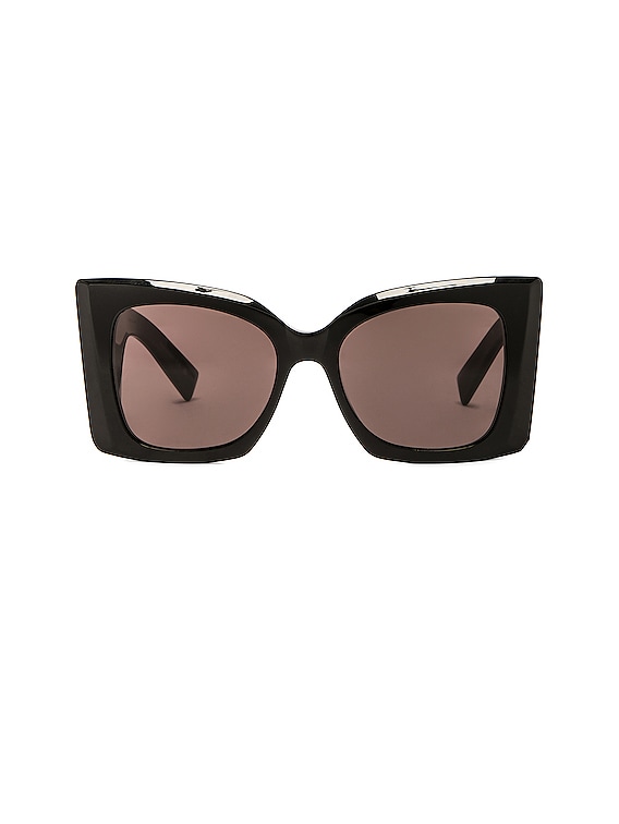 Saint Laurent Eyewear SL M119 oversized cat-eye sunglasses - Brown
