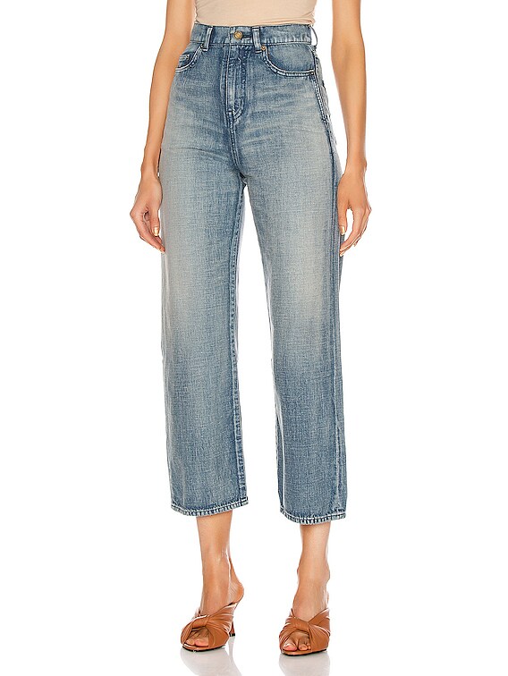 Saint Laurent Washed denim jeans - Trousers - BeyondStyle