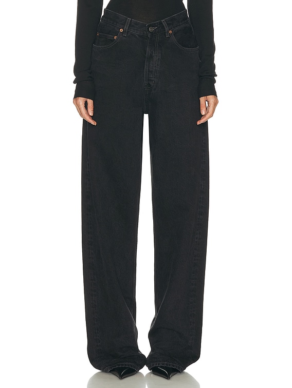 V-Waist Baggy Wide Leg
