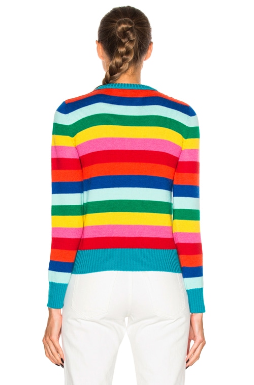 saint laurent rainbow sweater