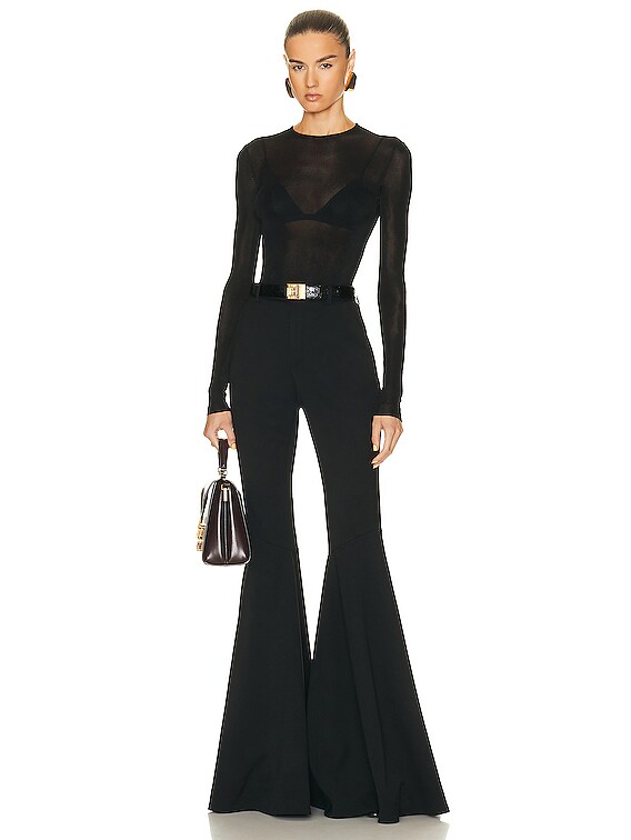 ワンピース Saint Laurent Black jersey long dress Saint Laurent Black Jersey Long Dress – LOZURI®