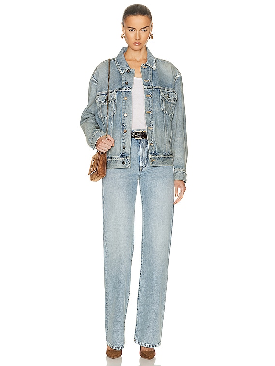 Saint Laurent Denim Jacket in Sunny Sky Blue | FWRD