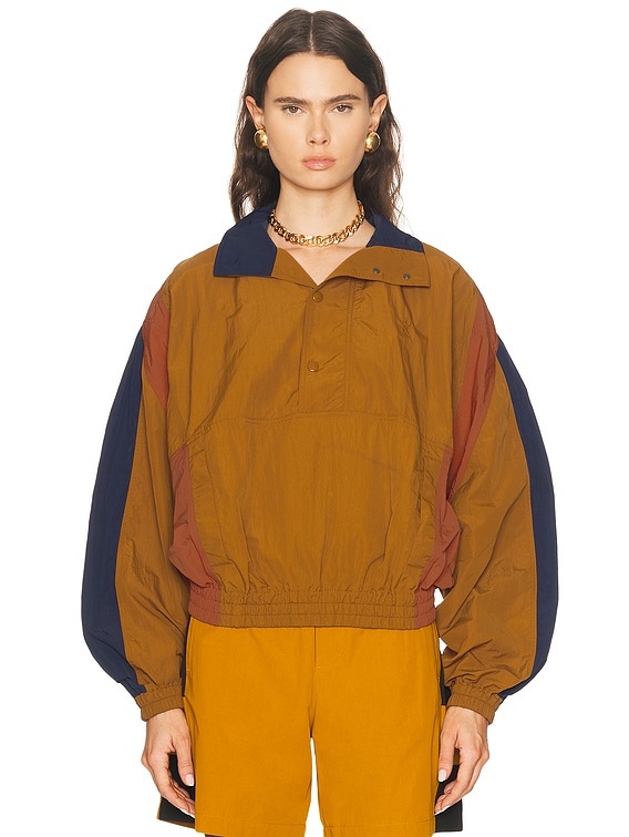 Saint Laurent Track Jacket in Ocre Doree | FWRD