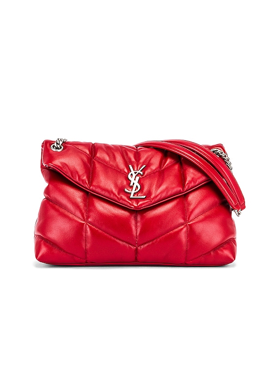 Ysl loulou puffer discount red