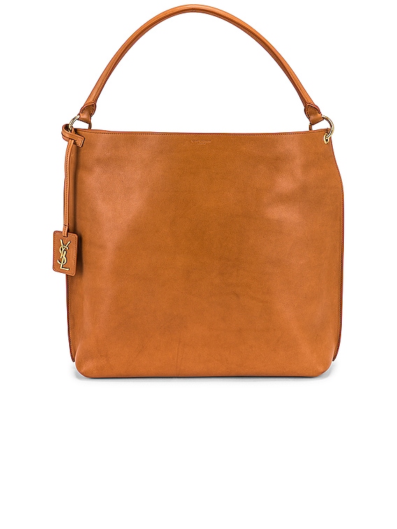【関税負担】 SAINT LAURENT Hobo Tag Bag Saddle Saint Laurent YSL Women Tag Hobo Bag in Smooth Saddle