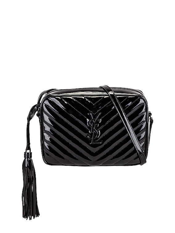 Saint Laurent Medium Lou Satchel Bag in Dark Cookie & Dark Cookie