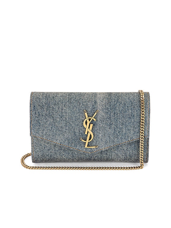 Saint Laurent YSL Uptown Wallet On Chain! Unboxing, what fits inside,  different ways to wear 