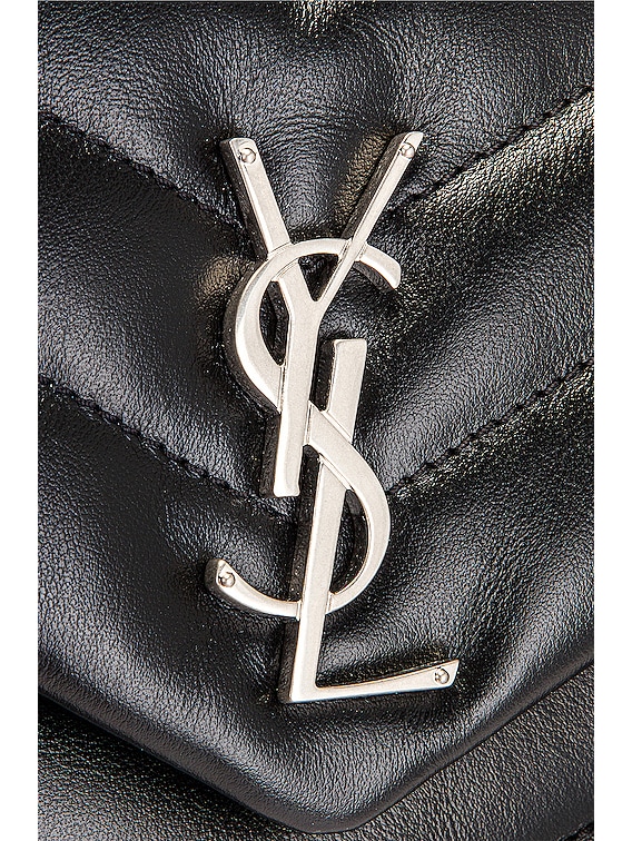 小物 Saint Laurent 556268 BTY7N 1000 Saint Laurent Card Holder in Nero | FWRD