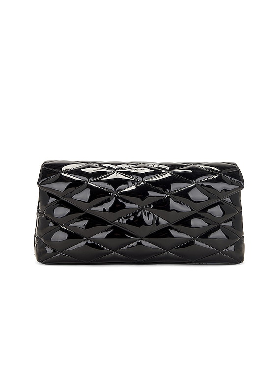 Saint Laurent Sade Puffer Leather Clutch